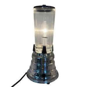 Retro Chrome Blender Lamp Waring Blendor Upcycled Kitchen Light
